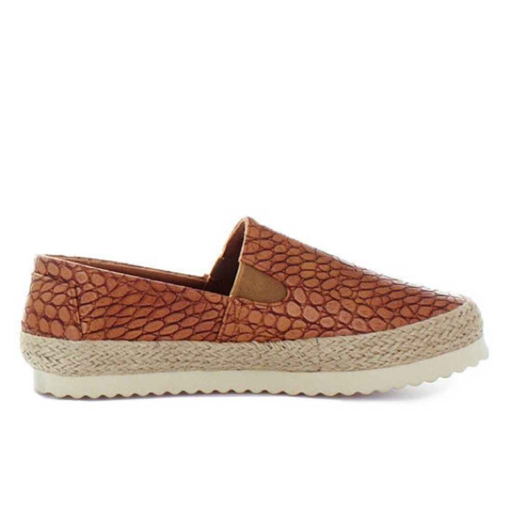 ELECTRIC KARMA LULU ESPADRILLE CAMEL SZ 11 NIB
